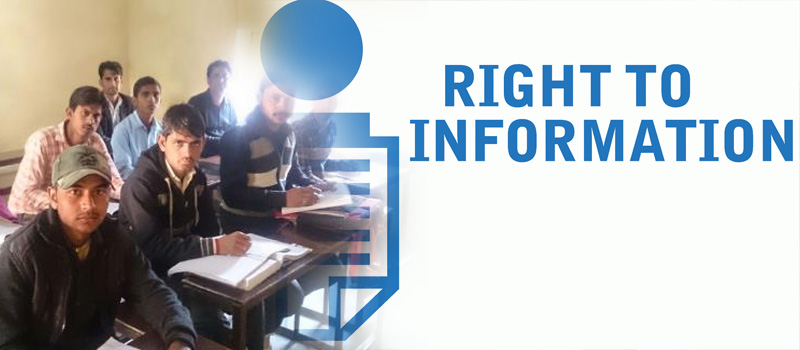 Right to Information BSITI Right to Information BSITI
